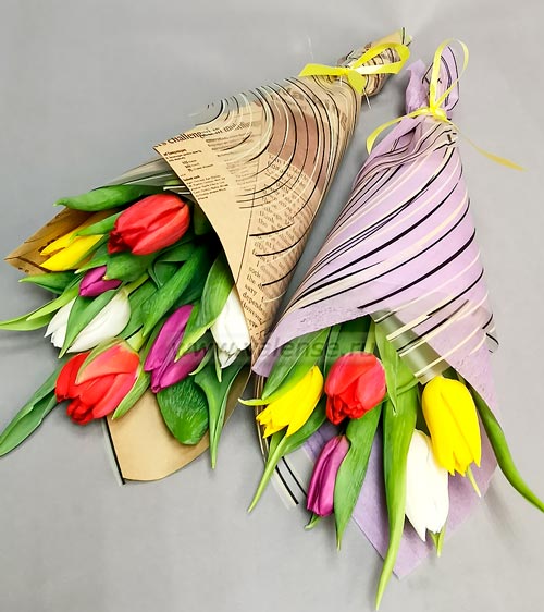 3 - 15 тюльпанов - доставка цветов Валенсе вариант исполнения 1 