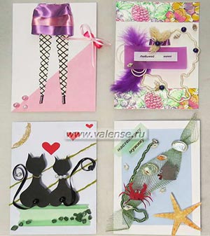 Открытка ручной работы