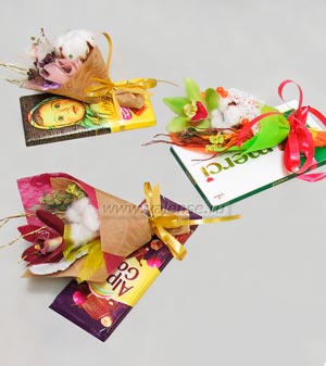 Комплимент с шоколадкой