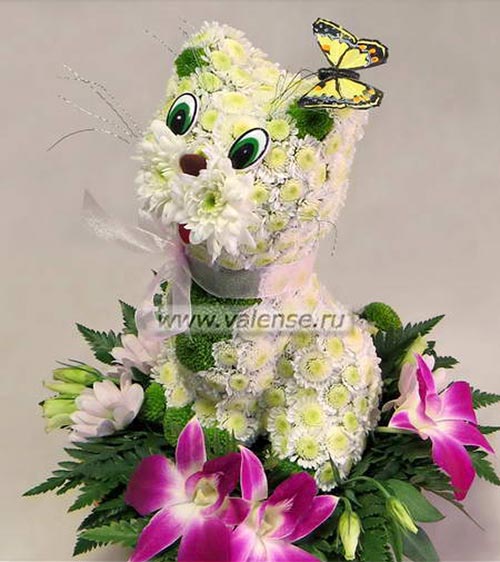 Кошечка - доставка цветов Валенсе