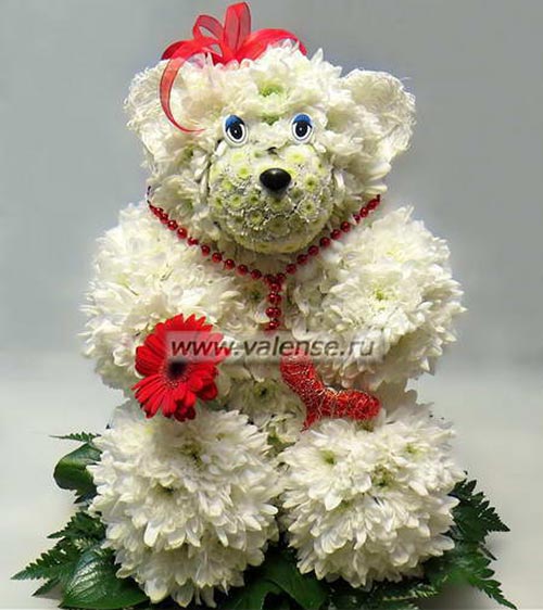 Медведица - доставка цветов Валенсе