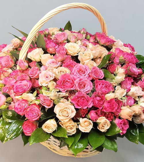 51 кустовая роза - доставка цветов Валенсе