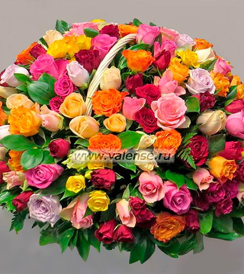 Микс роз - доставка цветов Валенсе