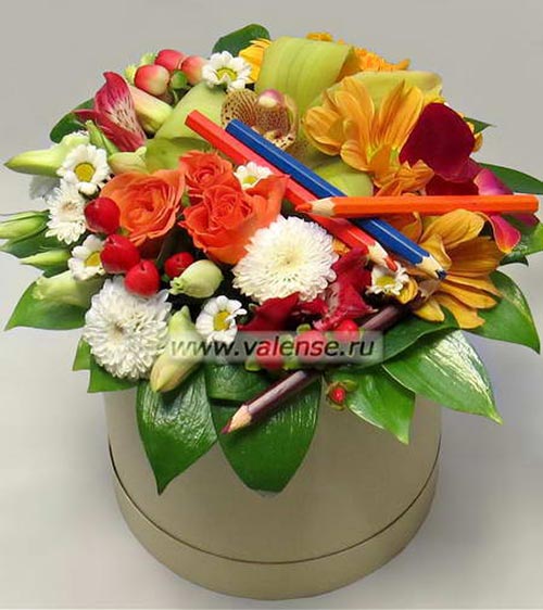 Цветы с Карандашами - доставка цветов Валенсе