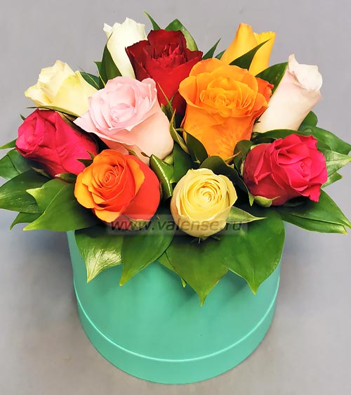 Коробочка роз KM-4282 - доставка цветов Валенсе