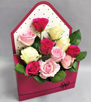 Розы в конверте