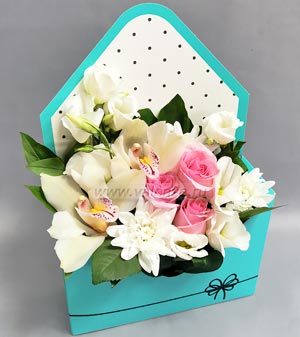 Конверт с цветами