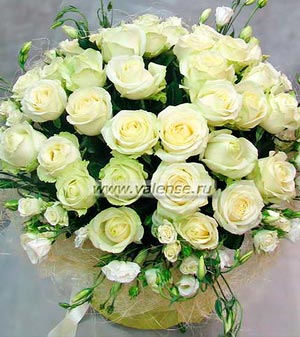 Роза, эустома