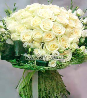 Роза, эустома