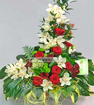 Орхидея, роза