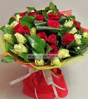 29 роз микс