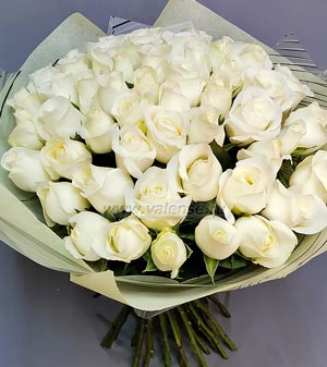51 белая роза