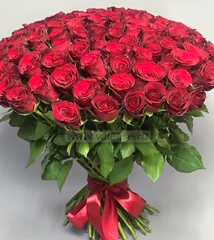 101 Роза красная 50см