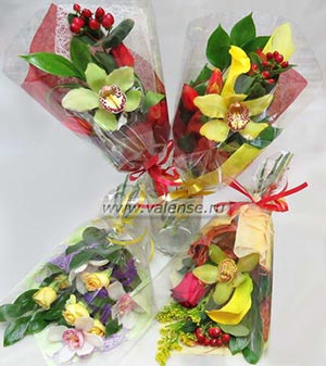 Букеты от 300р