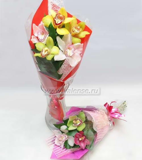 Орхидеи букет - доставка цветов Валенсе
