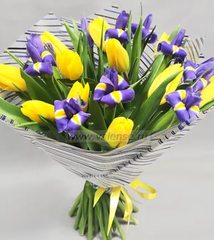 Тюльпаны, ирисы